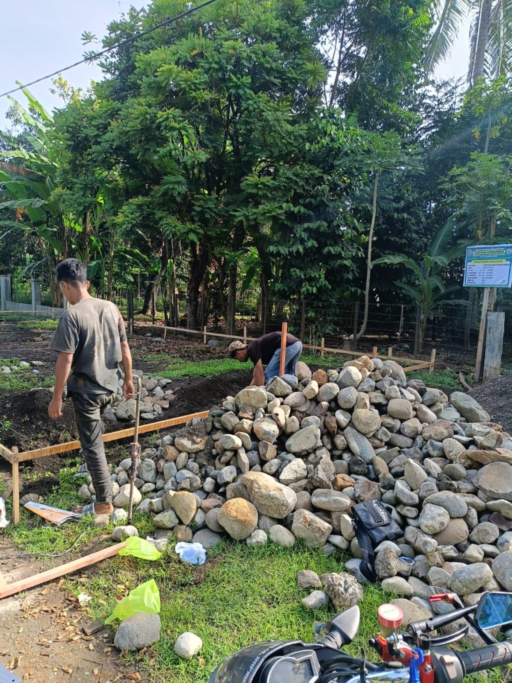 proses pembangunan rumah sewa